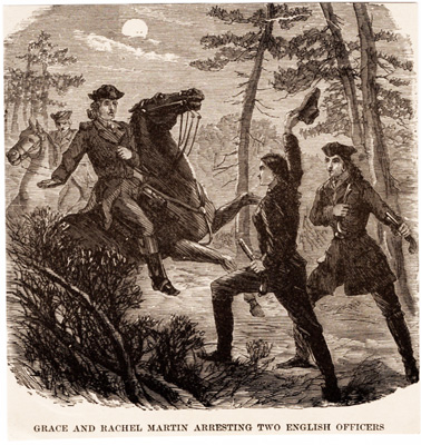 Grace and Rachel Martin Arresting Two English Officers